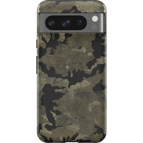 Wood Camo Camouflage Google Pixel 8 Pro Impact Case